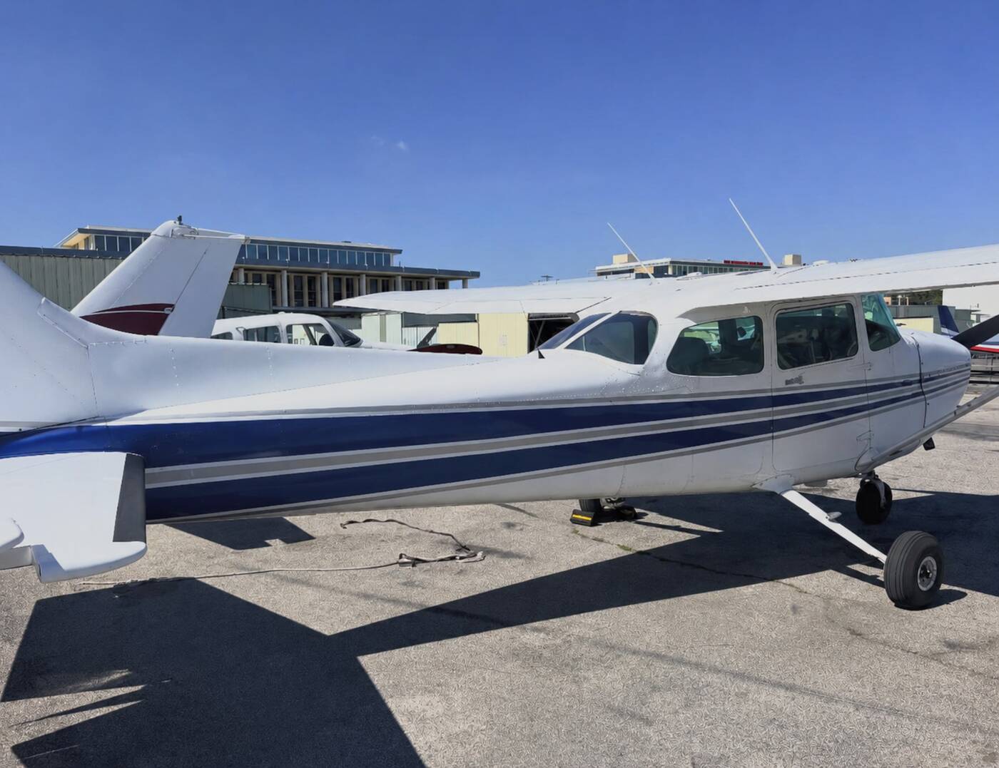 Cessna 172P N96575 in flight during IFR training at Van Nuys